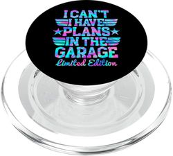 No puedo tener planes en el garaje Día del padre Mecánica de automóviles PopSockets PopGrip para MagSafe