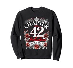 Womens Chapter 42 Fabulous Since 1983 42nd Birthday Design Felpa