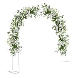 Zstar Rozenboog, klimhulp, tuinboog, vrijstaand, stabiel, metalen klimboog, 24 x 18 cm, metalen boogframe voor verschillende klimplanten, outdoor boog voor huwelijksceremonie
