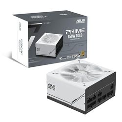 ASUS Prime 850W Gold-voeding (850 watt, voor allround pc's en gaming-pc's, 80 Plus Gold-certificering, ATX 3.0-compatibel, ventilator met dubbele kogellagers, zwart/wit)