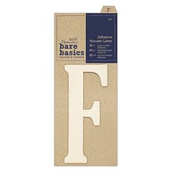 Bare Basics Wooden Letter, Natural, One Size