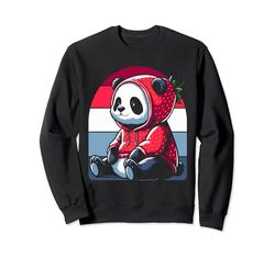 Pandabear de fresa Panda de fresa Sudadera