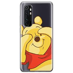 ERT GROUP mobiltelefonfodral för Xiaomi MI NOTE 10 Lite originalt och officiellt licensierat Disney mönster Winnie the Pooh and friends 033, gedeeltelijk transparant