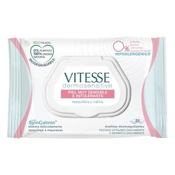 VITESSE Toallitas Desmaquillantes - DermoSensitive (25 Unidades)