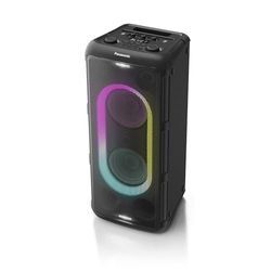 Panasonic SC-TMAX45E-K - Altavoz Sistema Audio de Alta Potencia con Bluetooth, 1000 W, Luces integradas, USB, Entrada óptica para TV, entradas de Guitarra y micrófono para Karaoke, Negro