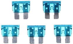 SIXTOL MECHANIC FUSE SET 15A | 100PCS | Automotive Blade Fuses | Practical Storage Box