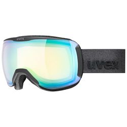 uvex downhill 2100 V - lunettes de ski pour adults - auto-teinté - anti-buée - black m.dl/green-cl - one size