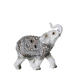 FIGURA RESINA ELEFANTE BLANCO_15X7X15CM