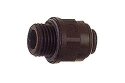 Raccordo dritto a vite POM, G 1/4 a., per tubo di diametro esterno 5 mm, pressione di lavoro max. 16 bar