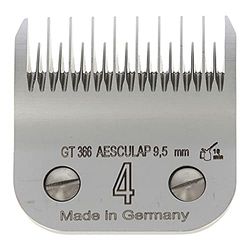 Kerbl GT366 SnapOn Aesculap shaving heads, 4 shaving heads, 9.5 mm cutting length, 50 pieces