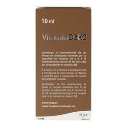 Vitae Vitamin D3K2 10ml | Complemento alimenticio en forma de gotas | Salud ósea y fortalecer el sistema inmune | Cuidado muscular