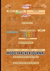 Mood Tracker Journal: Daily Mood Tracker Notebook, guided mental health wellness diary