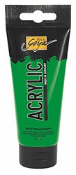 KREUL 84133-Solo Goya Acrylic, Tubo Verde, Pintura acrílica cremosa y versátil en Calidad de Estudio, a Base de Agua, de Secado rápido y Mate, Color Permanent Green, 100 ml (84133)
