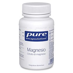 Pure Encapsulations - Magnesio - Citrato di Magnesio - Benessere Quotidiano, Cuore, Energia & Fitness, Muscoli, Ossa e Articolazioni - 30 Capsule