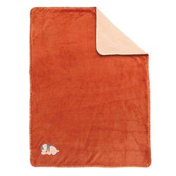 Nattou Couverture Douce Supersoft Chien Jim, 75 x 100 cm, Jim Et Bob, Orange