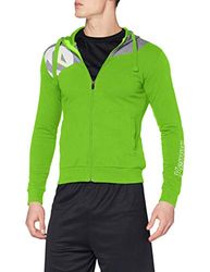 Kempa Core 2.0 Hood Chaqueta, Hombre, Verde Esperanza/Gris Oscuro, XXL