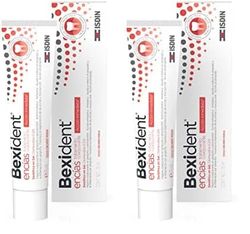 ISDIN Bexident Encías Tratamiento Coadyuvante Dentífrico en Gel con Clorhexidina 0,12% + Pantenol, Coadyuvante en gingivitis y periodontitis con acción inmediata, 1 x 75 ml (Paquete de 2)