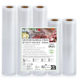 KitchenBoss G20285005EU Vacuum Sealer Bags, Plastic