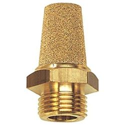 RIEGLER 113344-567-0/M - Silenziatore in ottone Sinterbronce, filettatura esagonale, M5, SW 9, 1 pezzo