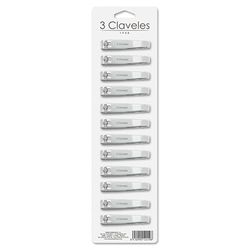 levitantes Lot de 12 coupe-ongles chromés de 8 cm avec lime, idéal pour manucure et pédicure à la maison ou en salon professionnel.