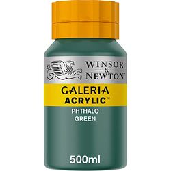 Winsor & Newton, Galeria Acrylic, Phtalo Green, 500ml
