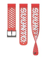 SUUNTO 22 ATH5 SILICONE STRAP LAVA RED S+M​