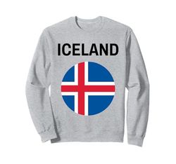 Bandiera Islanda Moderna Felpa