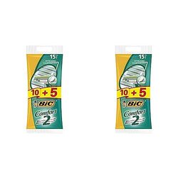 Bic Men’s Comfort 2 Razor, 1 Pack of 20 + 5
