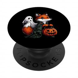 Scary Halloween Fox Ghost Spooky Candy Bag PopSockets Adhesive PopGrip