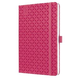 SIGEL J5105 Jolie Weekly Planner 2025, hardcover, 13,5 x 20,3 cm, 174 Pages, Pink