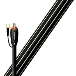 audioquest 3m Black Lab RCA Cable, Black - Audio Cable RCA Copper 3 m