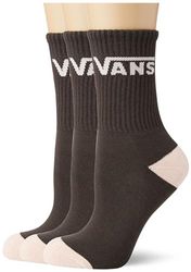 Vans Classic Crew voor dames (3-pack), zoethout, eenheidsmaat (36,5-41), Zoethout, Eén Maat