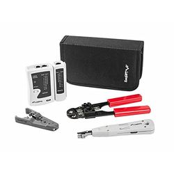 LANBERG Tool Kit for Nets NT-0301, TESTER, PELLCABLE, CRIMPER, INSERT TOOL