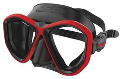Seac Symbol tillverkad i Italien, dykarmask, symmetrisk lins, med 3D-spänne direkt i ansiktet