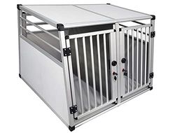 Nobby 62393 - Scatola per trasporto auto in alluminio, doppia larghezza x profondità x altezza: 92 x 88 x 68 cm