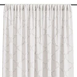 AmeliaHome Gordijnen 140x250 cm 1 st. gordijn half doorzichtig lint crème Delva