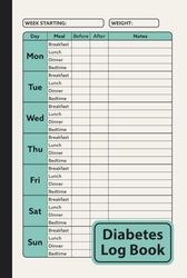 Diabetes Log Book: 2-Year Blood Sugar Level Tracker for Type 1 and Type 2 Diabetics