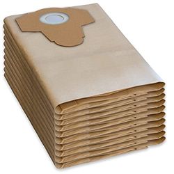 10 Original Parkside Lidl Vacuum Cleaner Bags for Wet Dry Vacuum Cleaners PWD 25, 30, PNTS 23, 30, 1400, 1500 A1, A2, B1, C1, D1, B2, B3, E2, C4, D5, F2, H4