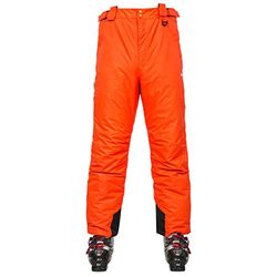 Trespass Bezzy Sci Impermeabile, Pantaloni con Zip alla Caviglia, Ghette e Ventilazione Laterale Uomo, Arancione Acceso, XS