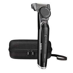 BaByliss T881E Pro Beard Baardtrimmer, RVS Messen, 23 Lengtes [0.5mm - 12mm], 60 min Draadloos Gebruik, Hardcase Etui, 34mm Breed Mes