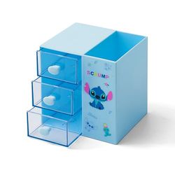 Mrdyuj Joli pot à crayons multifonction pour bureau, organiseur de bureau classique avec 3 tiroirs