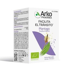 Arkopharma Arkocápsulas Plantago BIO 84 Cápsulas, Facilita el Transito Intestinal, Bienestar Digestivo, Estreñimiento, Vegano, Complemento Alimenticio