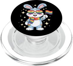 Conejito del mes del orgullo LGBT LGBTQIA+ PopSockets PopGrip para MagSafe