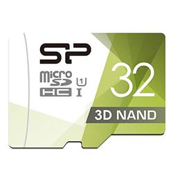 Silicon Power Cartão de memória microSDHC UHS-1 de 32 GB (FBE-SU032GBSTHBU1V1GEU)