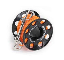 Best Divers ml0077b, Tech Reel trou 31 résine atecalica FILS Orange Noir 30 m unisexe – Adulte, Taille unique