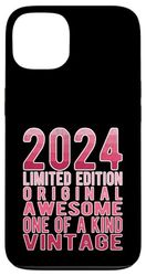 Limited Edition Awesome Original Vintage 2024 Retro Birthday Case for iPhone 13