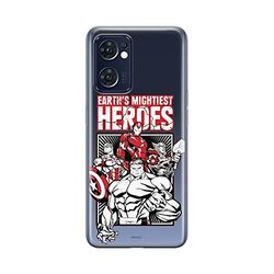 ERT GROUP mobiel telefoonhoesje voor Oppo RENO 7 5G origineel en officieel erkend Marvel patroon Avengers 005 optimaal aangepast aan de vorm van de mobiele telefoon, gedeeltelijk bedrukt