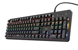 Trust GXT 863 Mazz keyboard USB QWERTY German Black