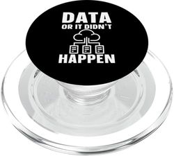 Datos o no sucedió diseño para Data Scientist PopSockets PopGrip para MagSafe