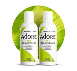 Adore Shining Semi Permanent Hair Color Cosmic Yellow (161), 118ml